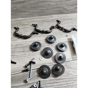 Vtg Drawer Pulls Brass Replacement Set of 3 Furniture Restoration (b6)